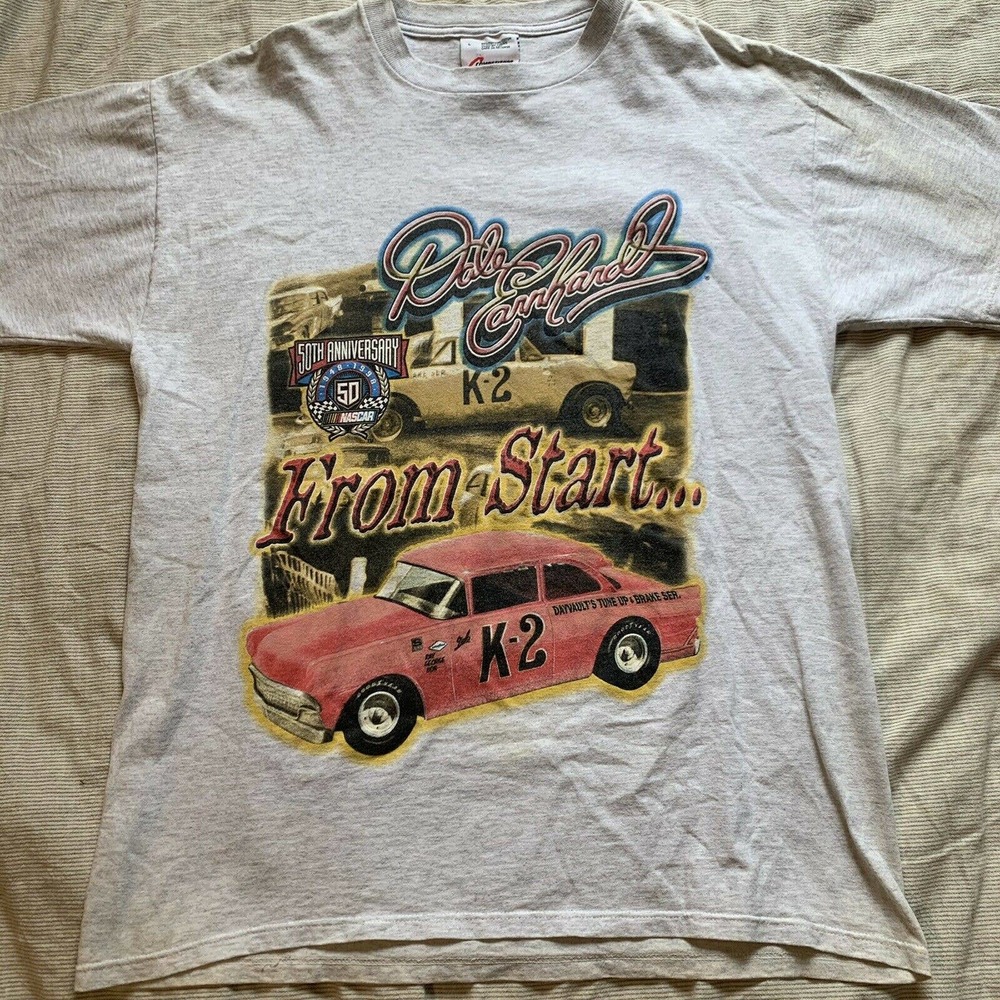 Vtg 90s Nascar Two Sided Men's T-Shirt